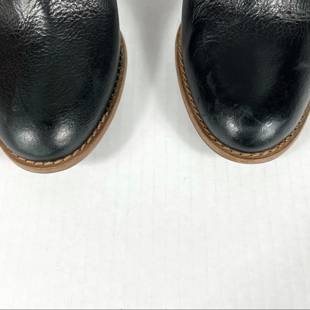 Jack Rogers Kyle Black Leather Bootie